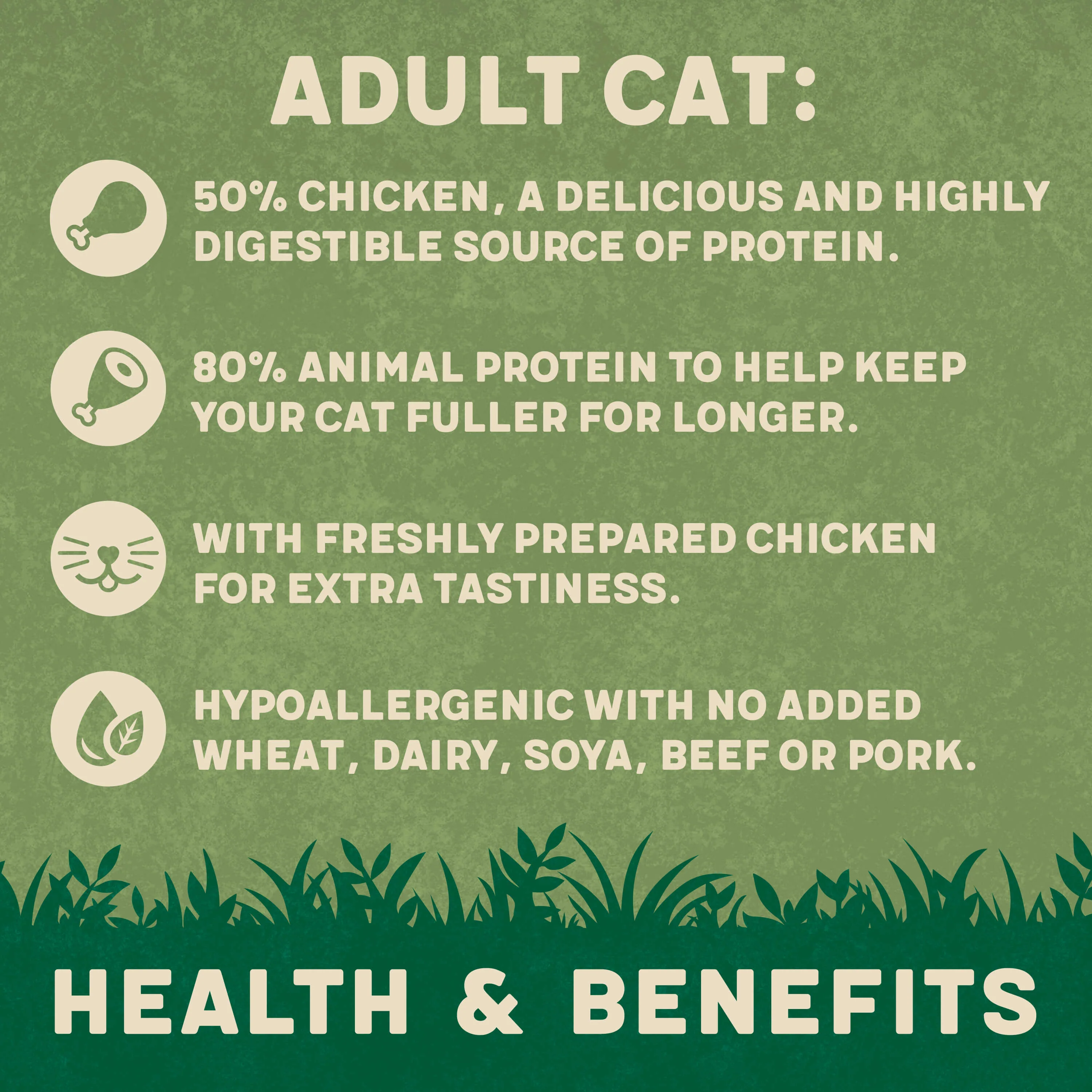Complete Adult Chicken Dry Cat Food 2kg - Image 5