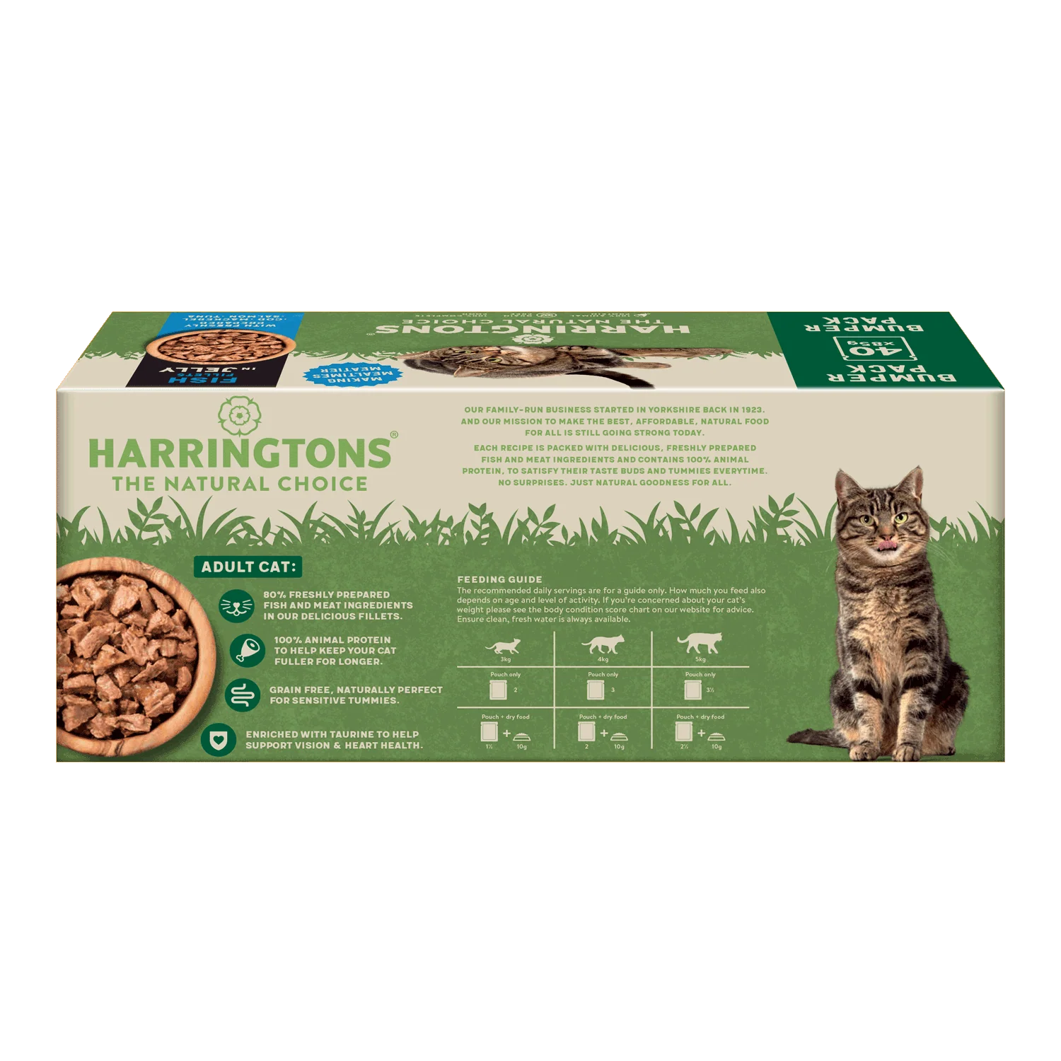Complete Grain-Free Adult Fish Selection in Jelly Wet Cat Food Bumper Pack 40x85g - Image 3