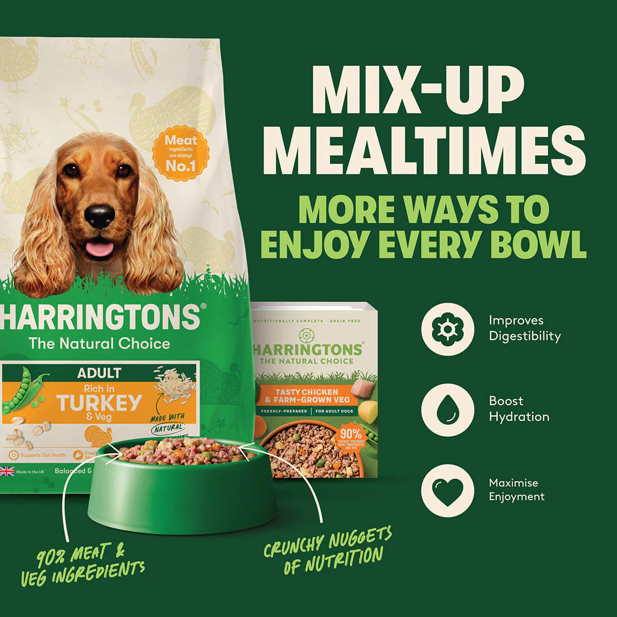 Dry Adult Dog Food Rich in Turkey & Veg 15kg - Image 9