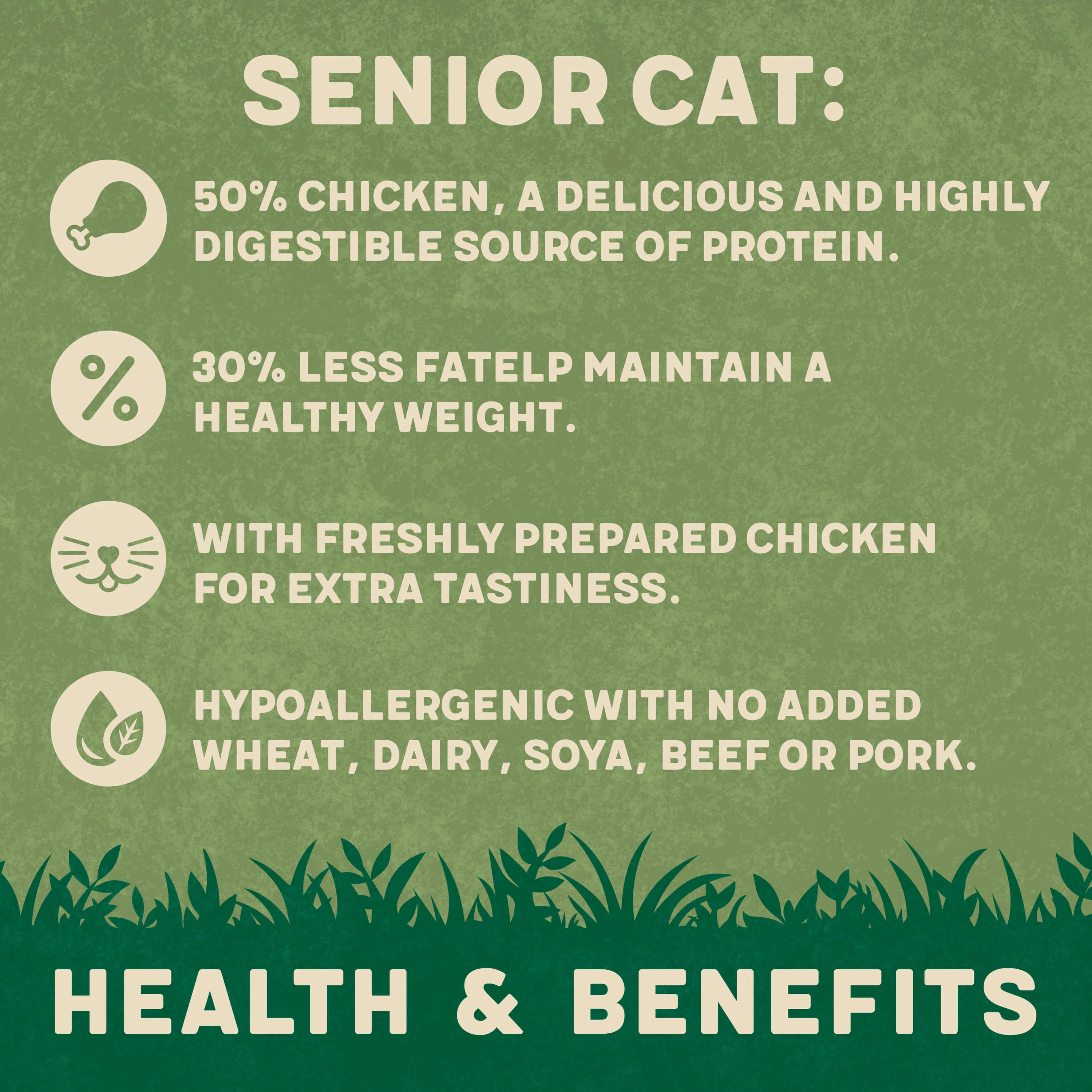 Complete Senior Chicken Dry Cat Food 2kg - Image 5