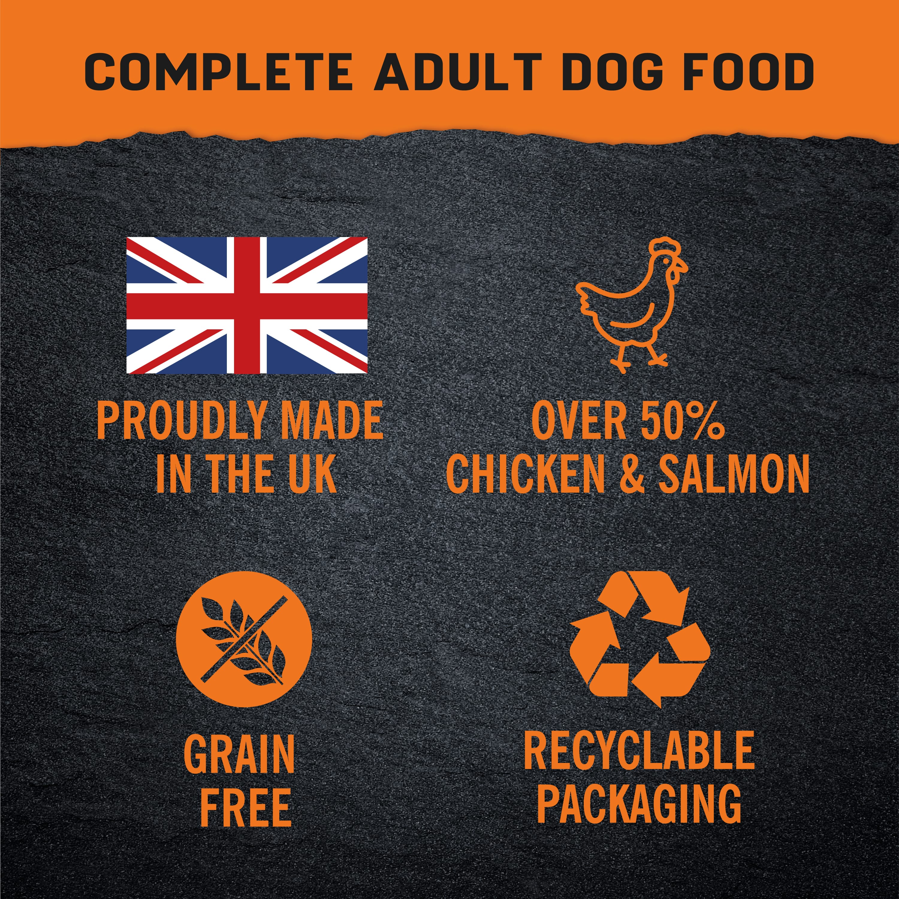 Just 6 Chicken & Vegetables Dry Dog Food 2kg - Image 7