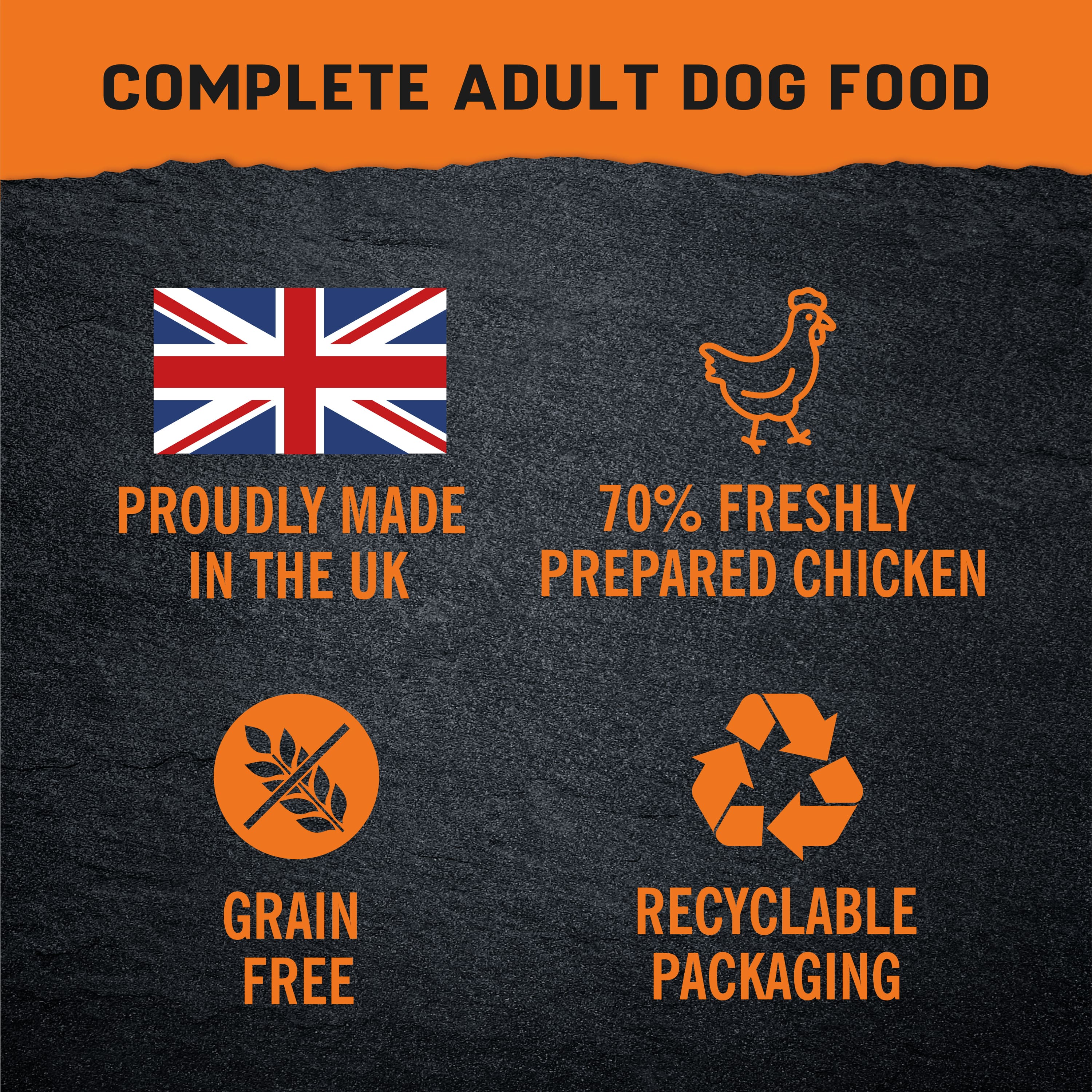 Just 6 Chicken with Vegetables & Gravy Complete Grain-Free Wet Dog Food 8 x 380g - Image 8