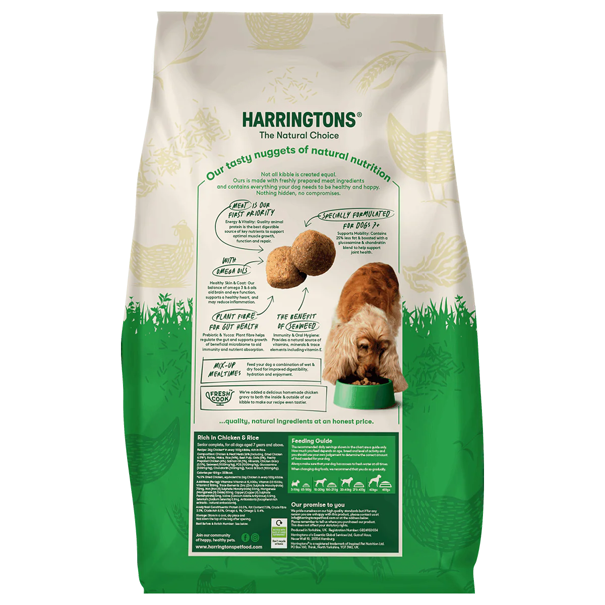 Dry Senior Dog Food Rich in Chicken & Rice 12kg - Image 3