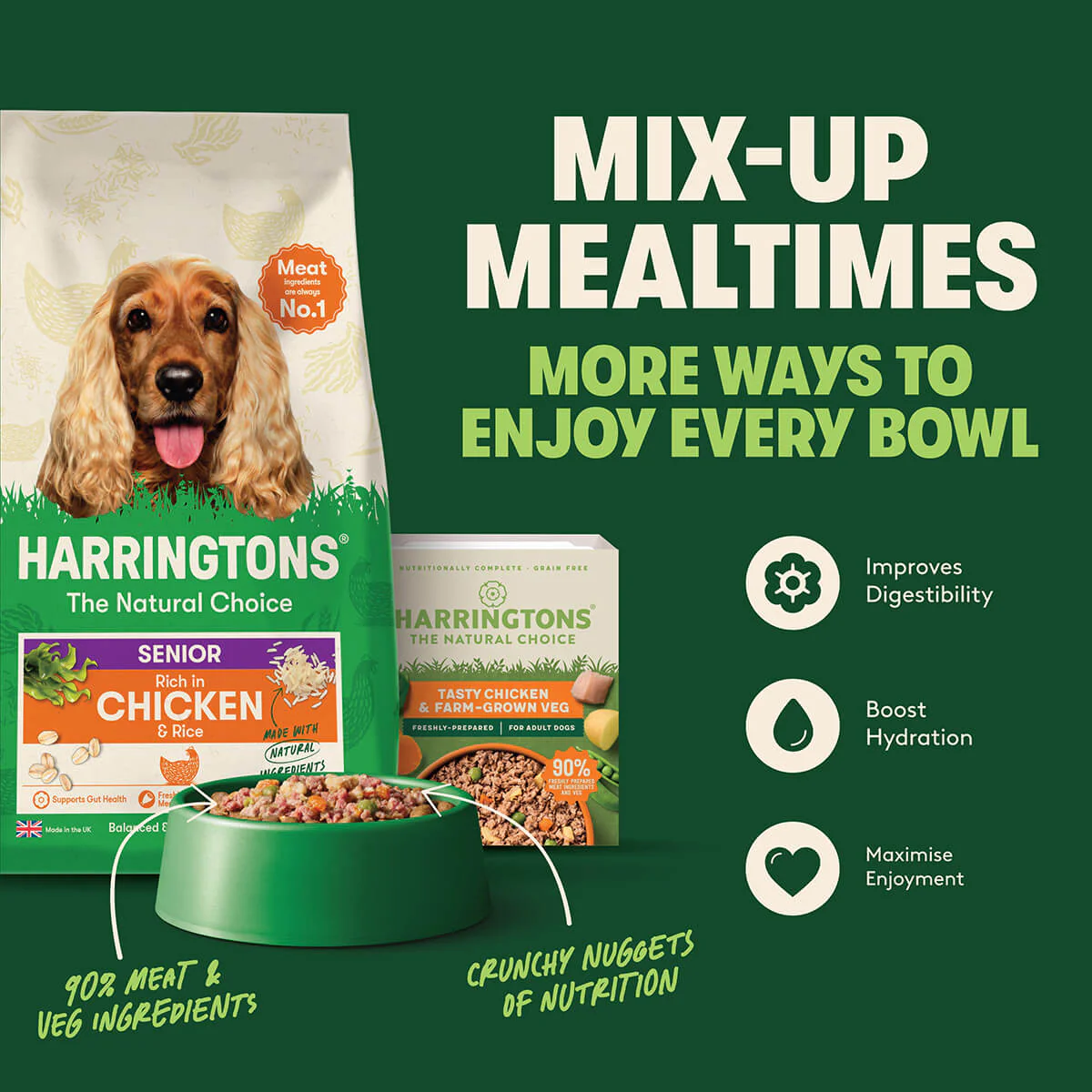 Dry Senior Dog Food Rich in Chicken & Rice 12kg - Image 9