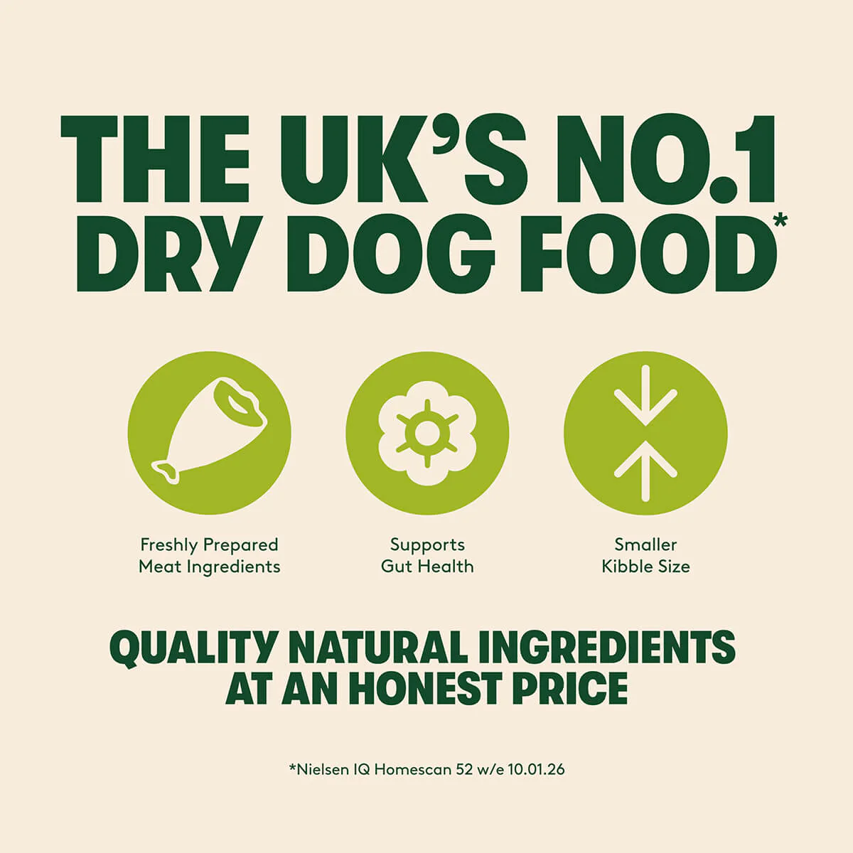 Dry Small Breed Adult Dog Food Rich in Turkey & Rice 5 x 1kg - Image 4