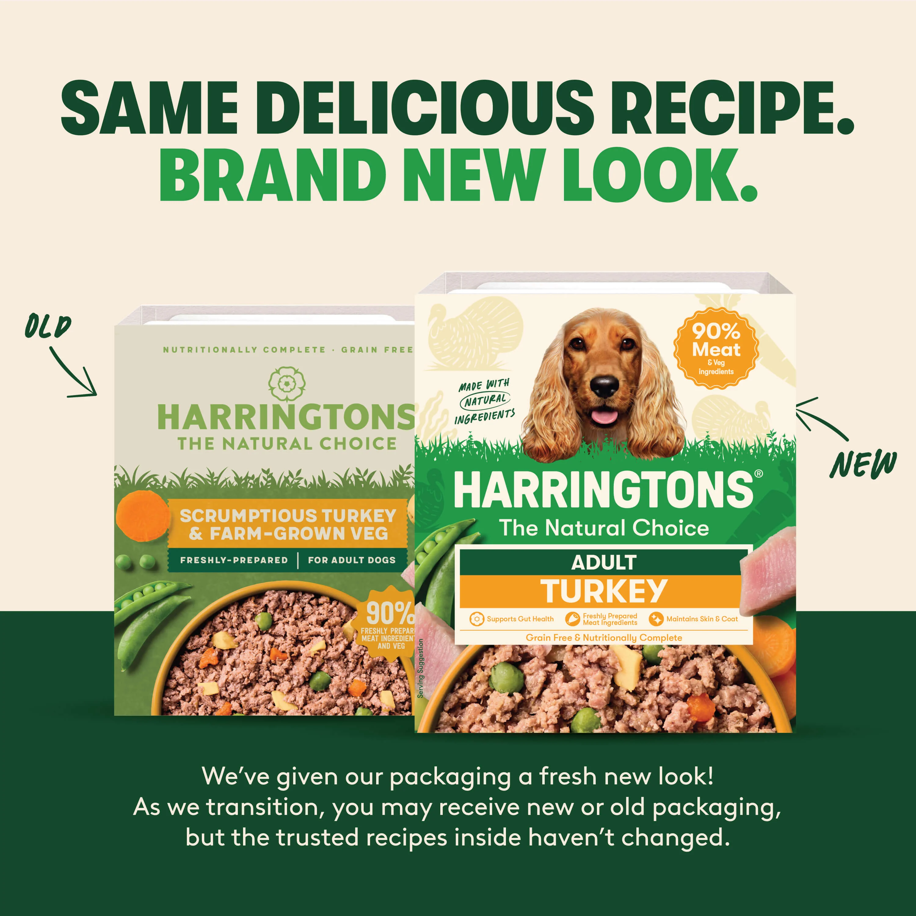 Turkey with Potato & Vegetables Grain Free Wet Dog Food 8 x 400g - Image 7